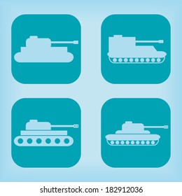 Tank icon - four variations