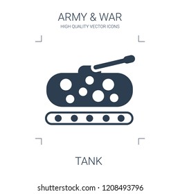 tank icon. high quality filled tank icon on white background. from war collection flat trendy vector tank symbol. use for web and mobile