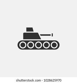 Tank-Symbol-Illustration, einzelne Vektorsymbol