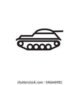 tank icon illustration isolated vector sign symbol