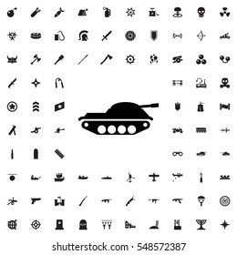 tank icon illustration isolated vector sign symbol