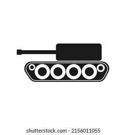 Tank icon on white background.
