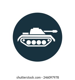 tank icon on white background