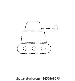 Tank icon. Store logo sign. 