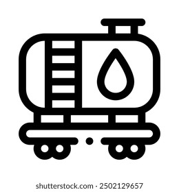 tank icon with style outline