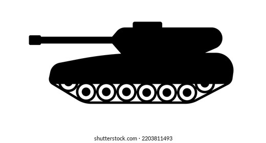 Tank Icon Symbol Simple Design Stock Vector (Royalty Free) 2203811493 ...