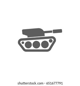 Tank icon in trendy flat style isolated on white background. Symbol for your web site design, logo, app, UI. Vector illustration, EPS
