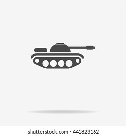 Tank icon. Vector concept illustration for design.