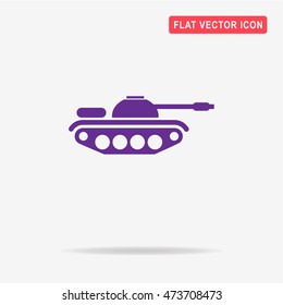 Tank icon. Vector concept illustration for design.