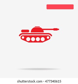 Tank icon. Vector concept illustration for design.