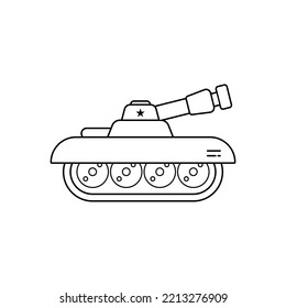 Tank icon vector design templates isolated on white background