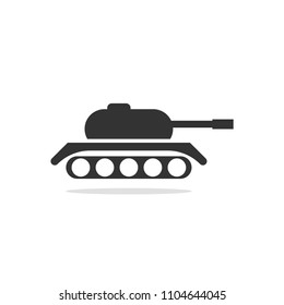 Tank icon. Vector illustration.