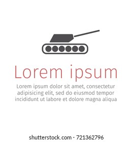 tank icon Vector signs for web graphics.