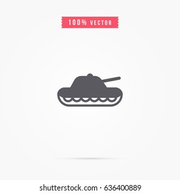 Tank icon. war sign