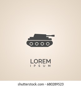 Tank icon. war sign