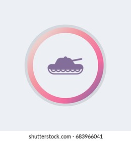 Tank icon. war sign
