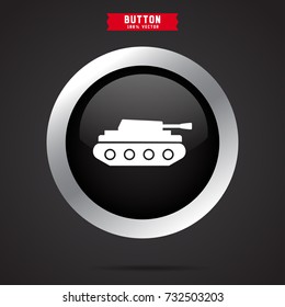 Tank icon. war sign