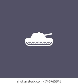 Tank icon. war sign