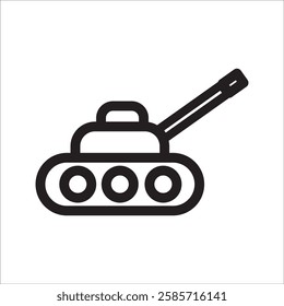 tank icon with white background
