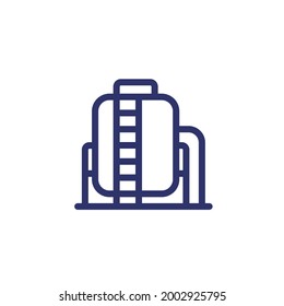 tank, industrial storage line icon