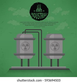 Tank industry concept design,vector