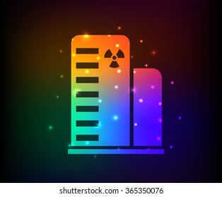 Tank industry design,rainbow concept,clean vector
