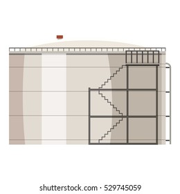 Tank liquid storage icon. Cartoon illustration of tank liquid storage vector icon for web