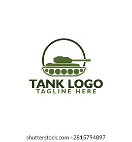 Tank logo icon isolated on white background