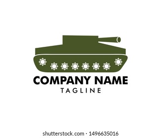 Tank logo template icon design elements