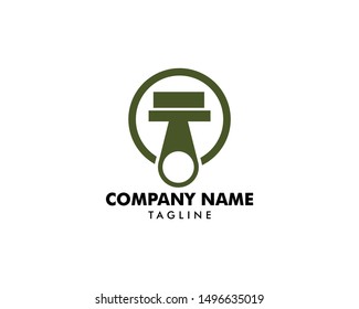 Tank logo template icon design elements