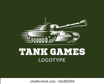 Tank logo - vector illustration, emblem design