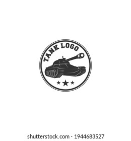Tanklogo auf weißem Hintergrund