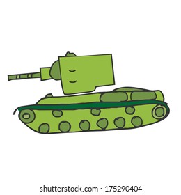 tank machine vector tanks military army war gun cartoon vehicle cannon illustration icon 
