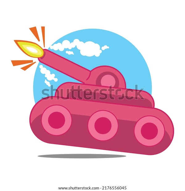 Tank Mascot Logo Shooting\
Fire