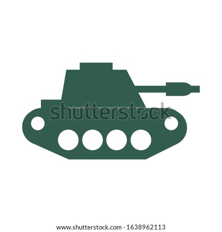 tank military force isolated icon vector illustration design