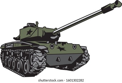 Tank Military machine vector  illustration. 