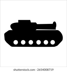 tank silhouette icon design template