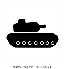 tank silhouette icon design template