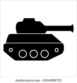 tank silhouette icon design template