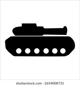 tank silhouette icon design template