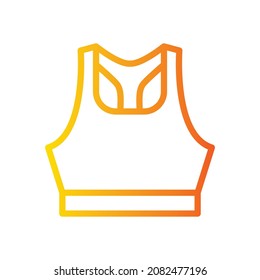 tank top gradient icon White Background