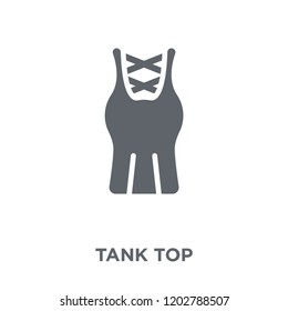 Tank top icon. Tank top design concept from  collection. Simple element vector illustration on white background.