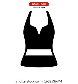 tank top icon or logo isolated sign symbol vector illustration - high quality black style vector icons
