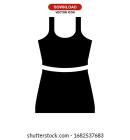 tank top icon or logo isolated sign symbol vector illustration - high quality black style vector icons
