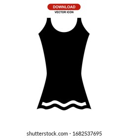 tank top icon or logo isolated sign symbol vector illustration - high quality black style vector icons
