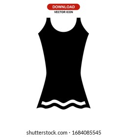 tank top icon or logo isolated sign symbol vector illustration - high quality black style vector icons

