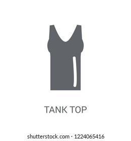 Tank top icon. Trendy Tank top logo concept on white background from Clothes collection. Suitable for use on web apps, mobile apps and print media.