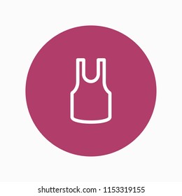 tank top icon vector