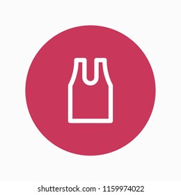 tank top icon vector
