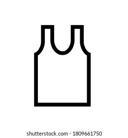 Tank top icon, vector illustration. Flat design style. vector tank top icon illustration isolated on white background, tank top icon Eps10. tank top icons graphic design vector symbols.